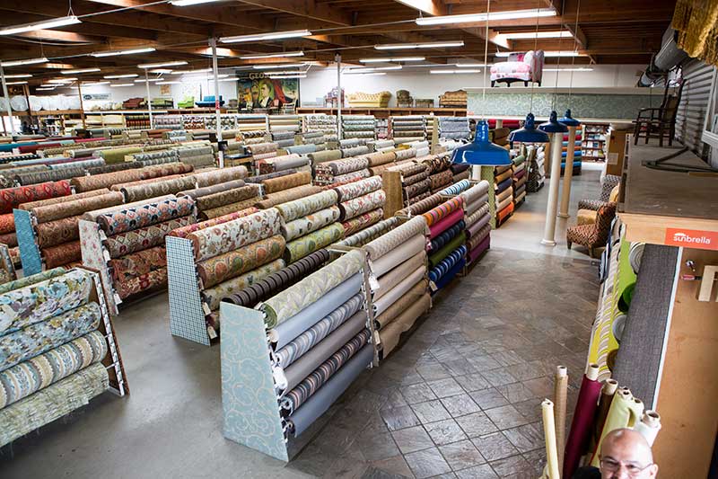 Largest Selection of Upholstery Fabrics